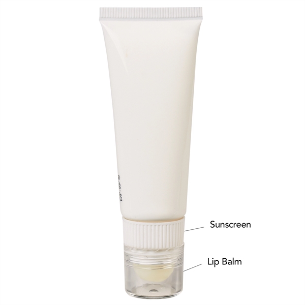 Lip Balm and Sunscreen Tube. Broad Spectrum Formula Protects Against Both... from ASI 61125 Hit Promotional Products / Hit®