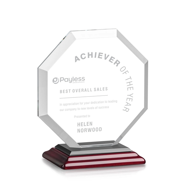 The Layland Award features a beautifully beveled Starfire Crystal Octagon mounted... from ASI 84592 St Regis Group / St Regis