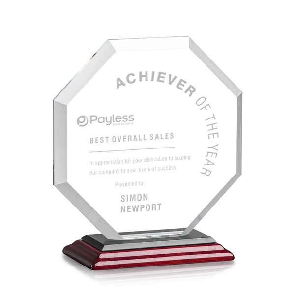 The Layland Award features a beautifully beveled Starfire Crystal Octagon mounted... from ASI 84592 St Regis Group / St Regis