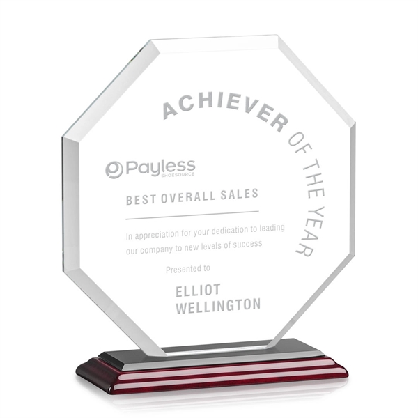 The Layland Award features a beautifully beveled Starfire Crystal Octagon mounted... from ASI 84592 St Regis Group / St Regis