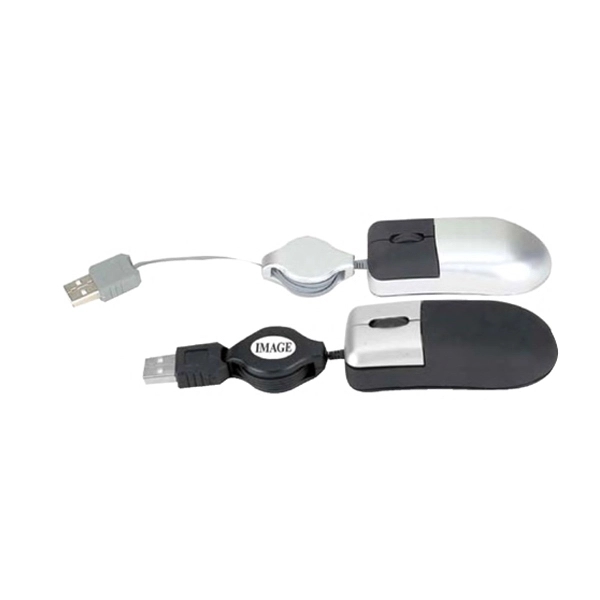 Super mini 3D optical USB mouse with retractable cord.... from ASI 64845 Kin Image Inc / Himmers International Inc. DBA Kin Image Inc