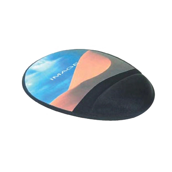 Soft top mouse pad with ergo-gel wrist rest.... from ASI 64845 Kin Image Inc