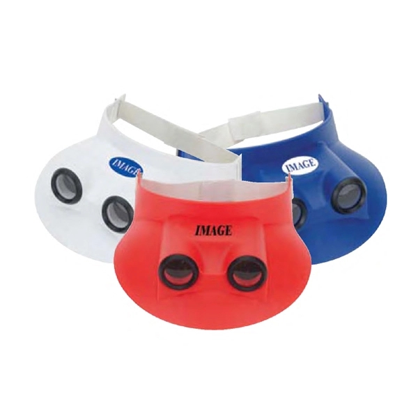 Sun visor with built-in binocular, 2 x 28mm.... from ASI 64845 Kin Image Inc