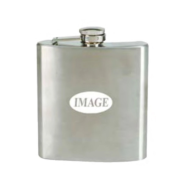 Stainless steel 6 oz. liquor hip flask.... from ASI 64845 Kin Image Inc