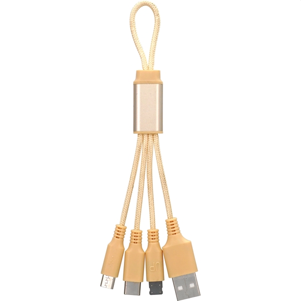 Metallic Loop 3-in-1 Cable with Type C USB... from ASI 30208 A P Specialties / AP Specialties