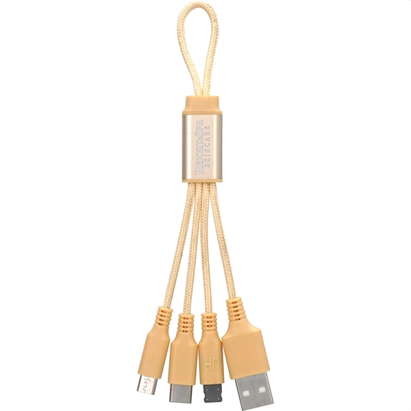 Metallic Loop 3-in-1 Cable with Type C USB... from ASI 30208 A P Specialties / AP Specialties