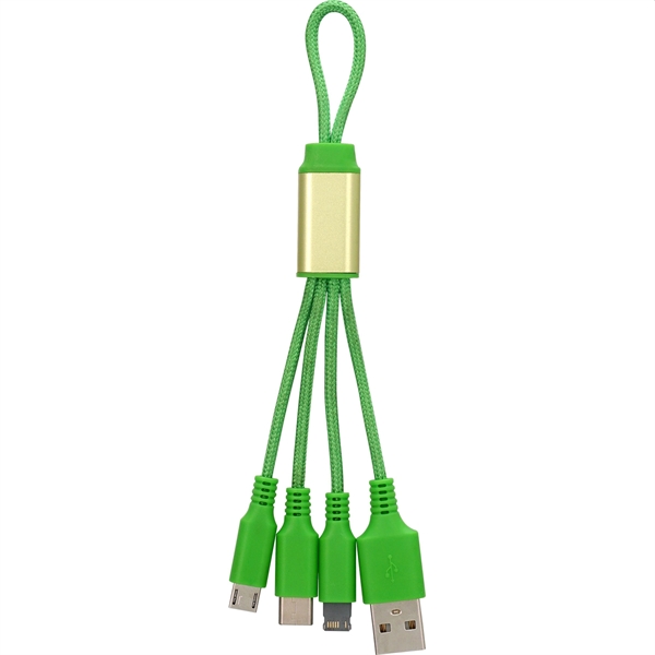 Metallic Loop 3-in-1 Cable with Type C USB... from ASI 30208 A P Specialties / AP Specialties