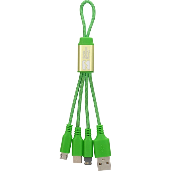 Metallic Loop 3-in-1 Cable with Type C USB... from ASI 30208 A P Specialties / AP Specialties