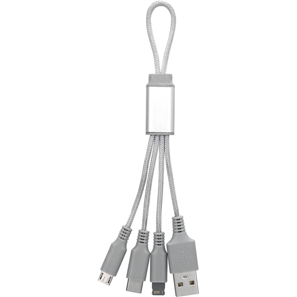 Metallic Loop 3-in-1 Cable with Type C USB... from ASI 30208 A P Specialties / AP Specialties