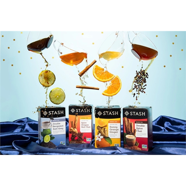 Soothing relaxat Gift Set includes Customizable bamboo tea box with eight... from ASI 72657 Active Life Promo / Apres Ski Ingrain Promo