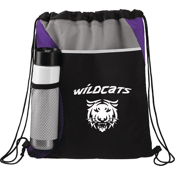 17" x 14" drawstring bag with 2 pockets... from ASI 66887 PCNA / Bullet