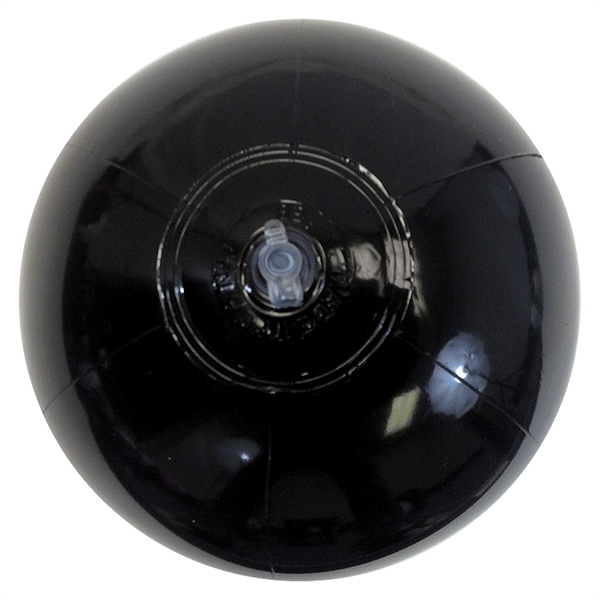 Inflatable Solid Black Beach Ball, varies sizes.... from ASI 31977 Adline Industries Inc