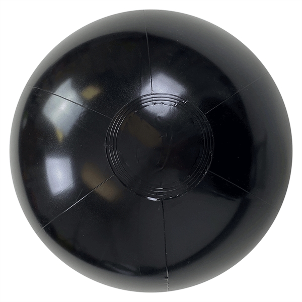 Inflatable Solid Black Beach Ball, varies sizes.... from ASI 31977 Adline Industries Inc