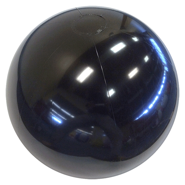 Inflatable Solid Black Beach Ball, varies sizes.... from ASI 31977 Adline Industries Inc