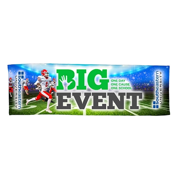 12" x 36" 170GSM polyester microfiber cooling towel with hemmed edges... from ASI 62660 Innovation Line