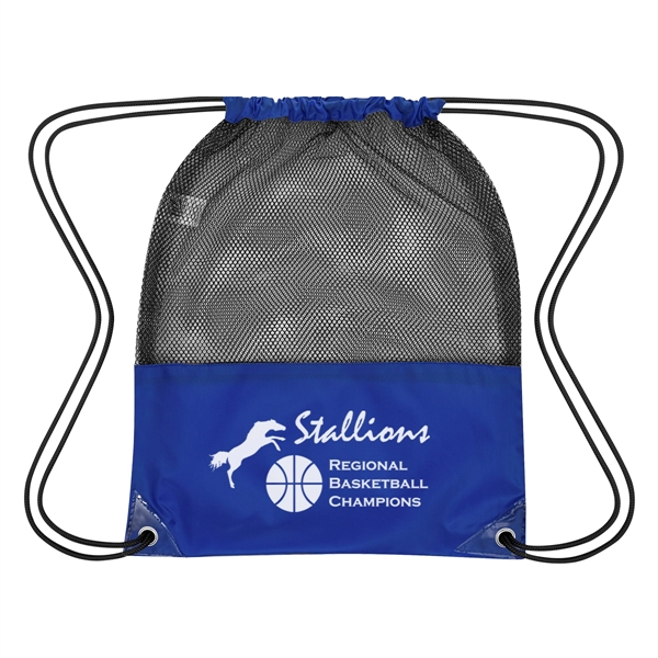 Drawstring mesh sports pack made of 210 denier nylon.... from ASI 61125 Hit Promotional Products / Hit®