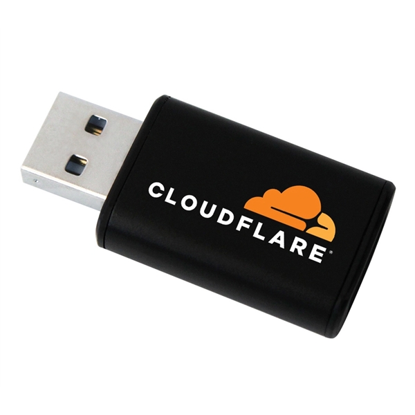 1.69" x .83" x .39" metal USB Data Protector plug prevents... from ASI 37218 Athena Promo (tm)