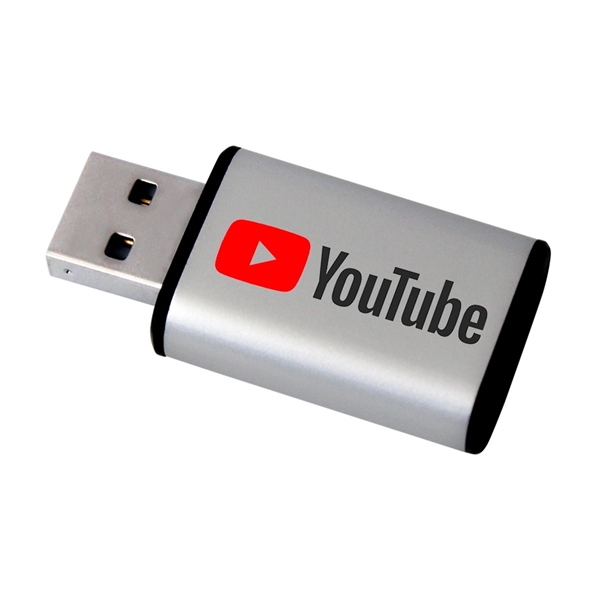 1.69" x .83" x .39" metal USB Data Protector plug prevents... from ASI 37218 Athena Promo (tm)