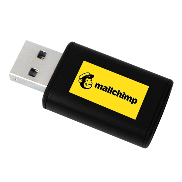 1.69" x .83" x .39" metal USB Data Protector plug prevents... from ASI 37218 Athena Promo (tm)