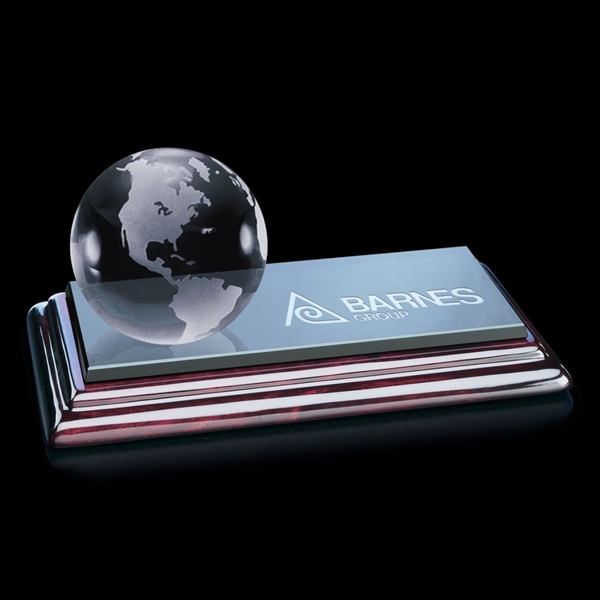 4" x 8" globe desk accessory on Sommerville base.... from ASI 84592 St Regis Group