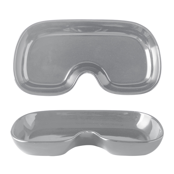 Catchall ceramic eyewear tray made of stoneware for presenting glasses to... from ASI 61125 Hit Promotional Products / Hit®