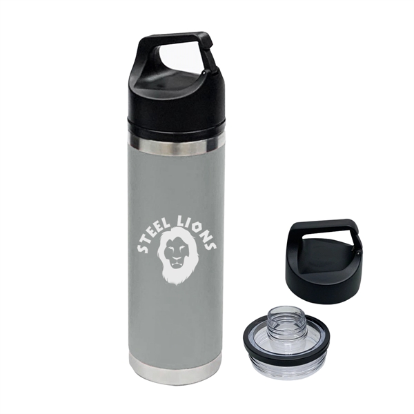 18 oz. stainless steel Davenport bottle with insulation to keep drinks... from ASI 61125 Hit Promotional Products / Hit®