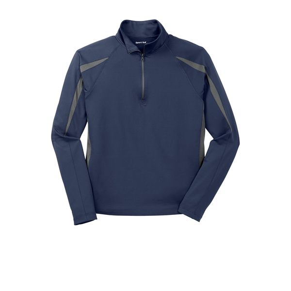 Sport-Tek Sport-Wick Stretch 1/2-Zip Colorblock Pullover.... from ASI 84863 SanMar