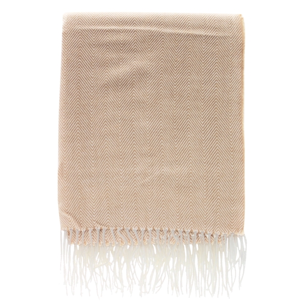 Eastport herringbone blanket for cozying up on the couch or adding... from ASI 61125 Hit Promotional Products / Hit®