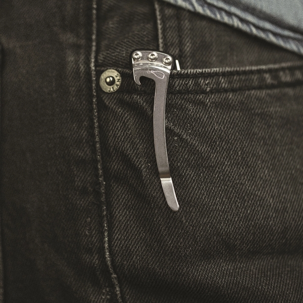 Slim, lightweight knife with 2.6" straight edge blade that measures 3.5"... from ASI 46170 Compass Industries Inc