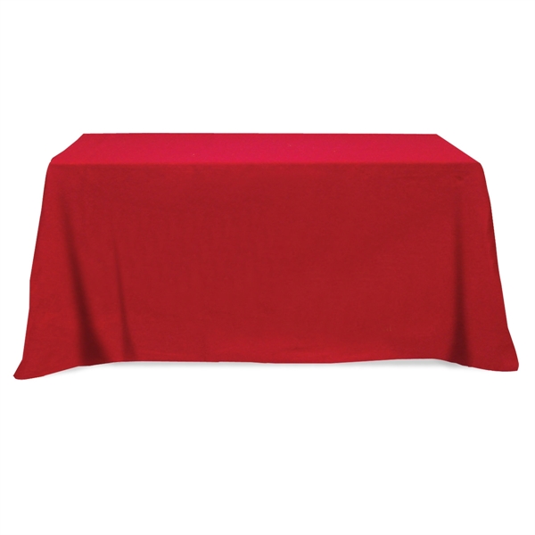 4-sied flat table cover for 6' tables with rolled hem and... from ASI 61125 Hit Promotional Products / Hit®