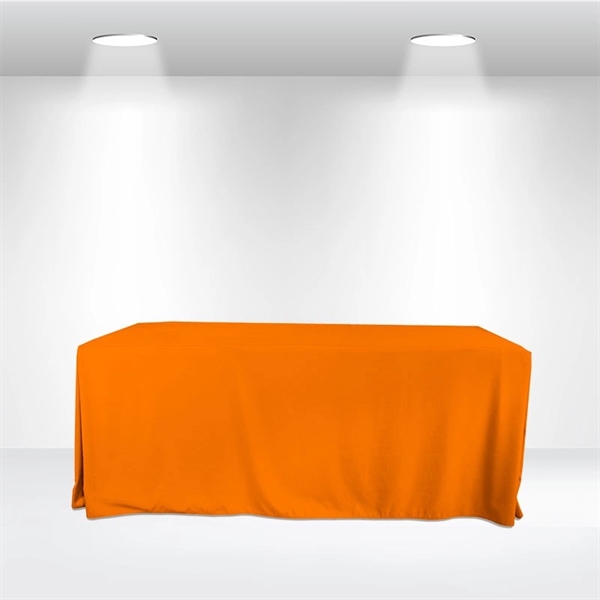 Washable and wrinkle resistant standard fitted table cover, allover printed with... from ASI 66230 Landes Inc