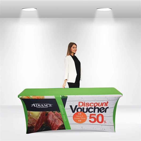 Standard stretch zip back table cover.... from ASI 66230 Landes Inc