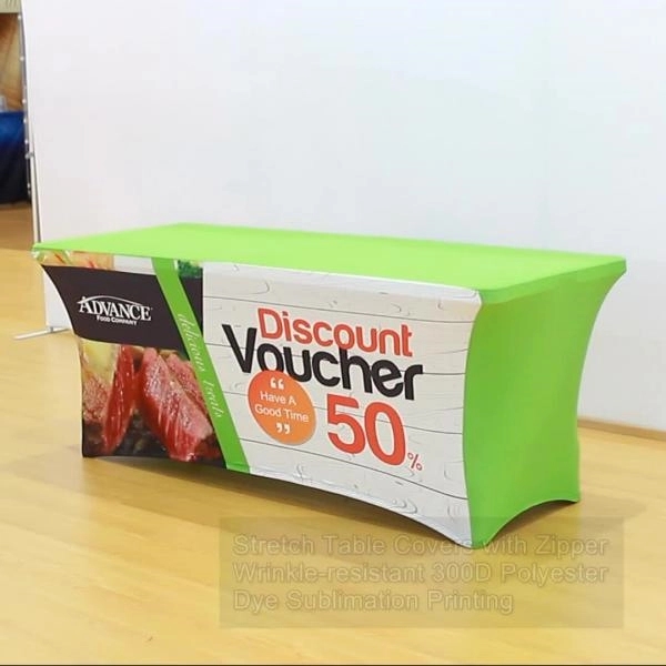 Standard stretch zip back table cover.... from ASI 66230 Landes Inc