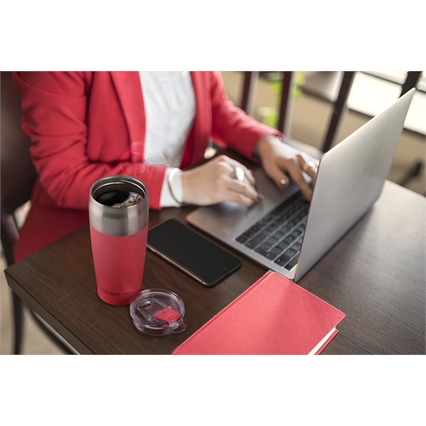 Stylish Leakproof Insulated Travel Mug - 20 oz capacity, cupholder friendly,... from ASI 31518 ADNART