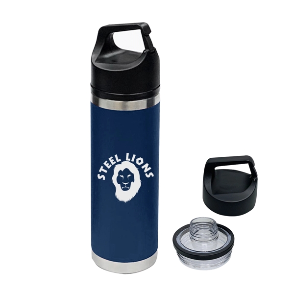 18 oz. stainless steel Davenport bottle with insulation to keep drinks... from ASI 61125 Hit Promotional Products / Hit®