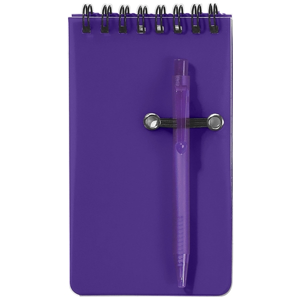 Spiral jotter, 50 page lined notebook and pen.... from ASI 61125 Hit Promotional Products / Hit®