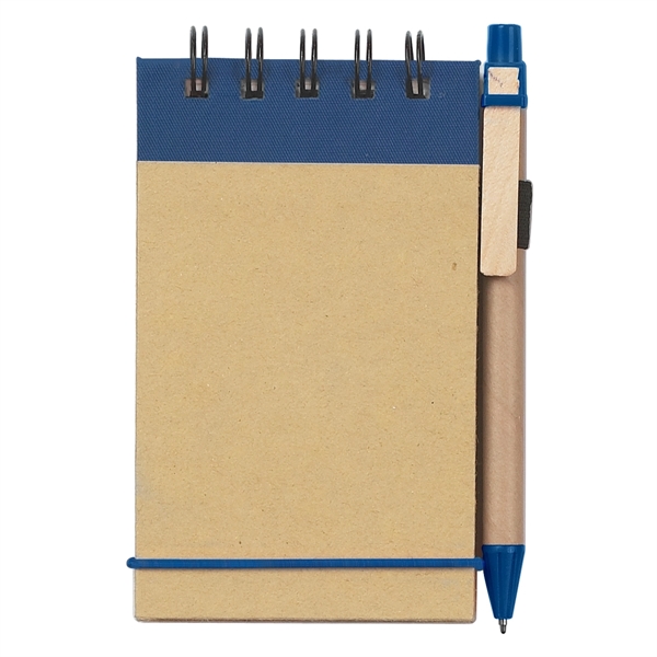 Eco-friendly spiral jotter and pen with elastic pen loop and elastic... from ASI 61125 Hit Promotional Products / Hit®