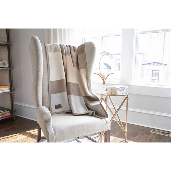 Made in Germany wool style throw blanket- 86% acrylic / 7%... from ASI 73520 Neet Feet / Kanata Blanket