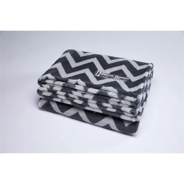 Plush, polyester throw blanket measuring 50" x 60"... from ASI 73520 Neet Feet / Kanata Blanket