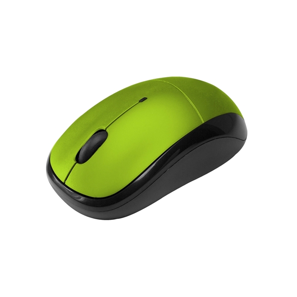 Optical Wireless Mouse, Form-Fitted and Full Size Mouse... from ASI 74741 NVS Promo Designs, Inc. / NVS Promo