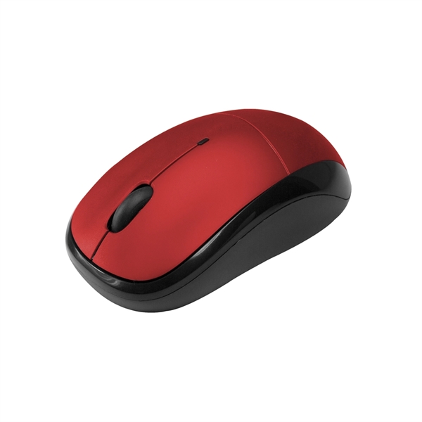 Optical Wireless Mouse, Form-Fitted and Full Size Mouse... from ASI 74741 NVS Promo Designs, Inc. / NVS Promo