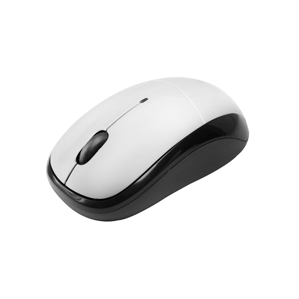 Optical Wireless Mouse, Form-Fitted and Full Size Mouse... from ASI 74741 NVS Promo Designs, Inc. / NVS Promo