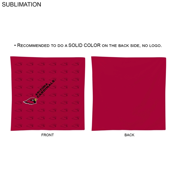 Step & Repeat Double Sided Bandana, 22x22, Sublimated decoration... from ASI 53509 FIEL-Fairdeal Import & Export / FIEL