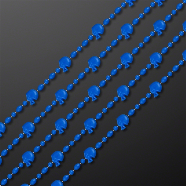 Football Head Party Bead Necklaces; Blank Pricing... from ASI 34194 ALightPromos