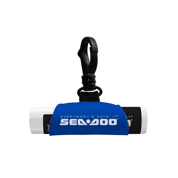 Neoprene lip balm sleeve with SPF 15 lip balm.... from ASI 88060 Snugz/USA Inc / SnugZ USA®