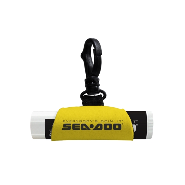Neoprene lip balm sleeve with SPF 15 lip balm.... from ASI 88060 Snugz/USA Inc / SnugZ USA®