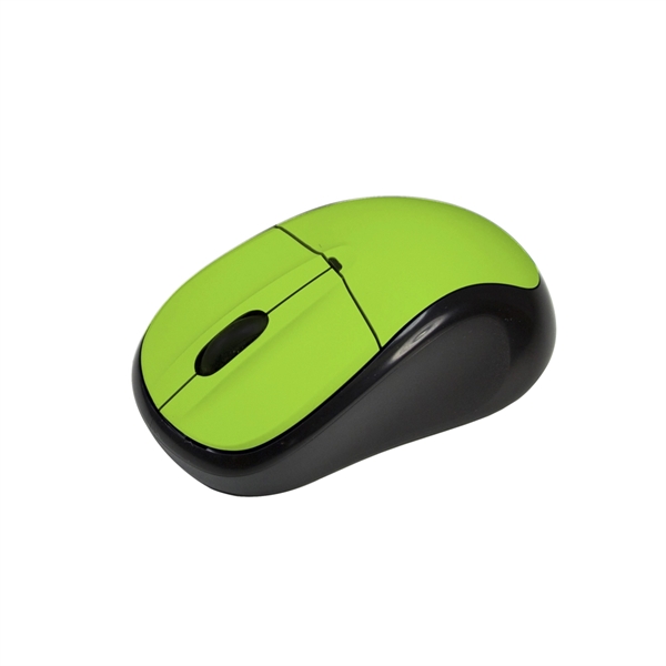 Optical Wireless Mouse, Form-Fitted and Full Size Mouse... from ASI 74741 NVS Promo Designs, Inc. / NVS Promo