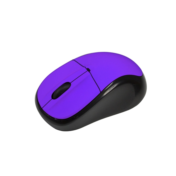 Optical Wireless Mouse, Form-Fitted and Full Size Mouse... from ASI 74741 NVS Promo Designs, Inc. / NVS Promo