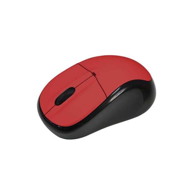Optical Wireless Mouse, Form-Fitted and Full Size Mouse... from ASI 74741 NVS Promo Designs, Inc. / NVS Promo