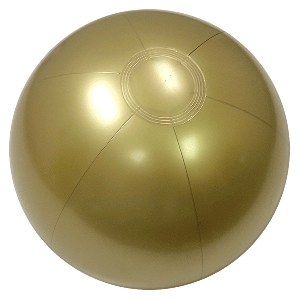16" Inflatable Solid Gold Beach Ball (16"Measured Deflated)... from ASI 31977 Adline Industries Inc